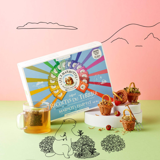 Idée coffret cadeau original : infusions et thés fabriqués en France