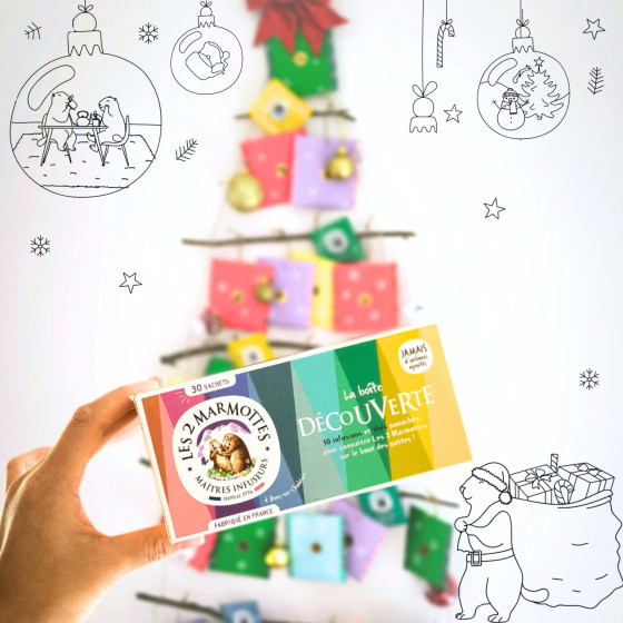 Pour garnir son calendrier de l'avent original, pensez aux sachets de thé et tisane