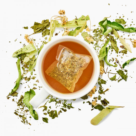 Mint Linden Verbena herbal tea