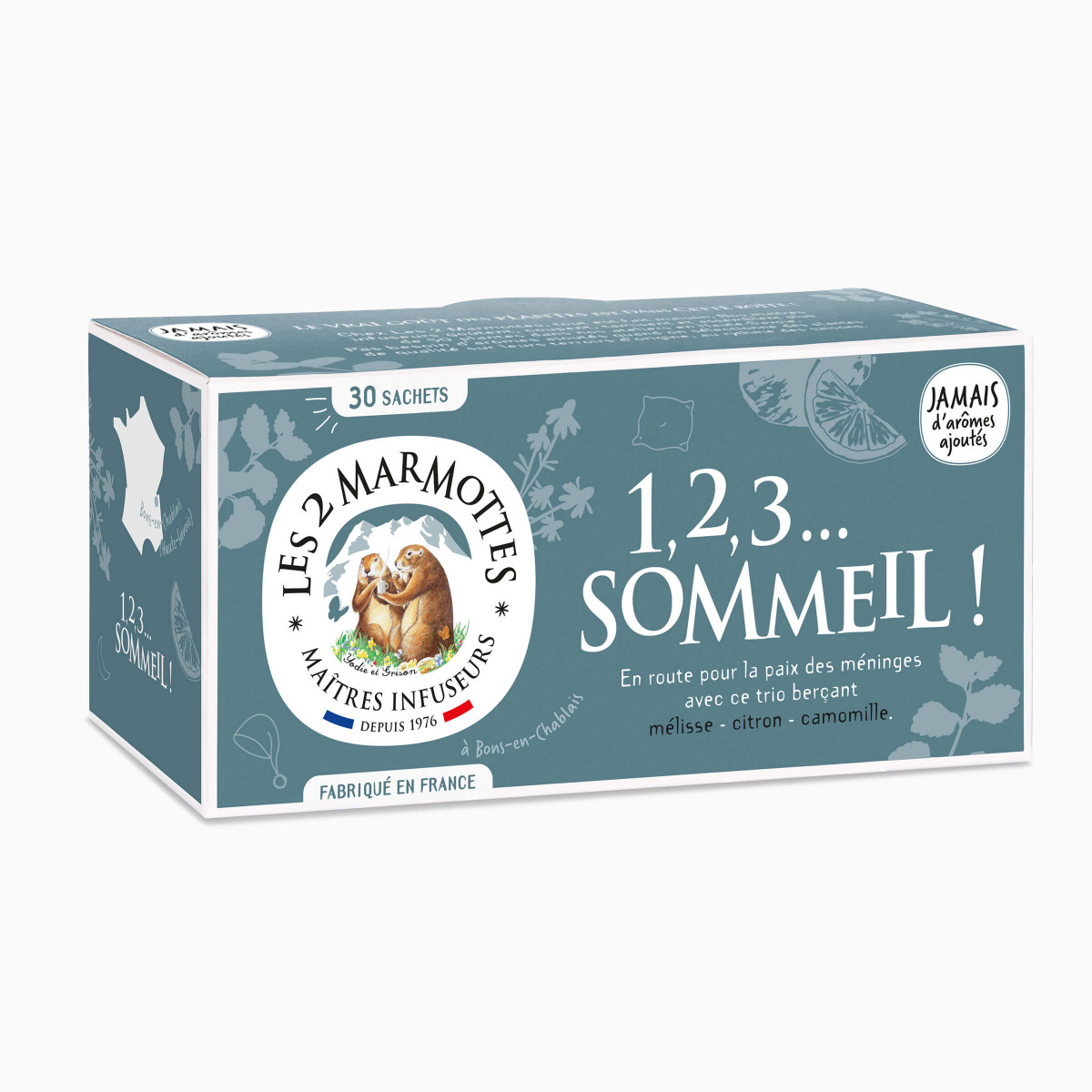Coffret cadeau infusion et thé Made in France  Les 2 Marmottes, coffrets  cadeaux tisane & thé 100% plantes