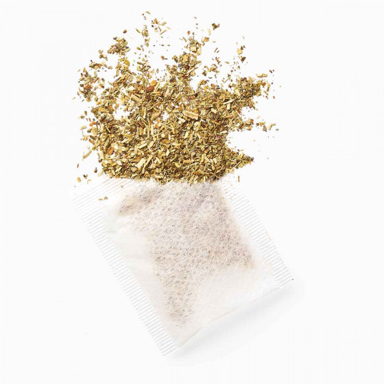 sachet de tisane pause toujours, sans agrafe ni ficelle