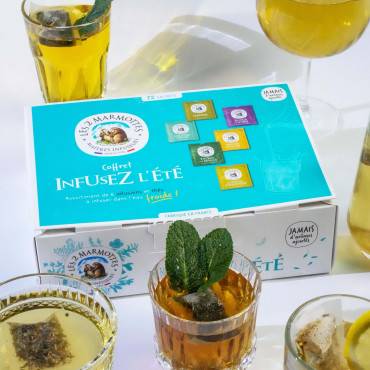Buy wholesale Box of infusions and teas Autumn Winter - Les 2 Marmottes