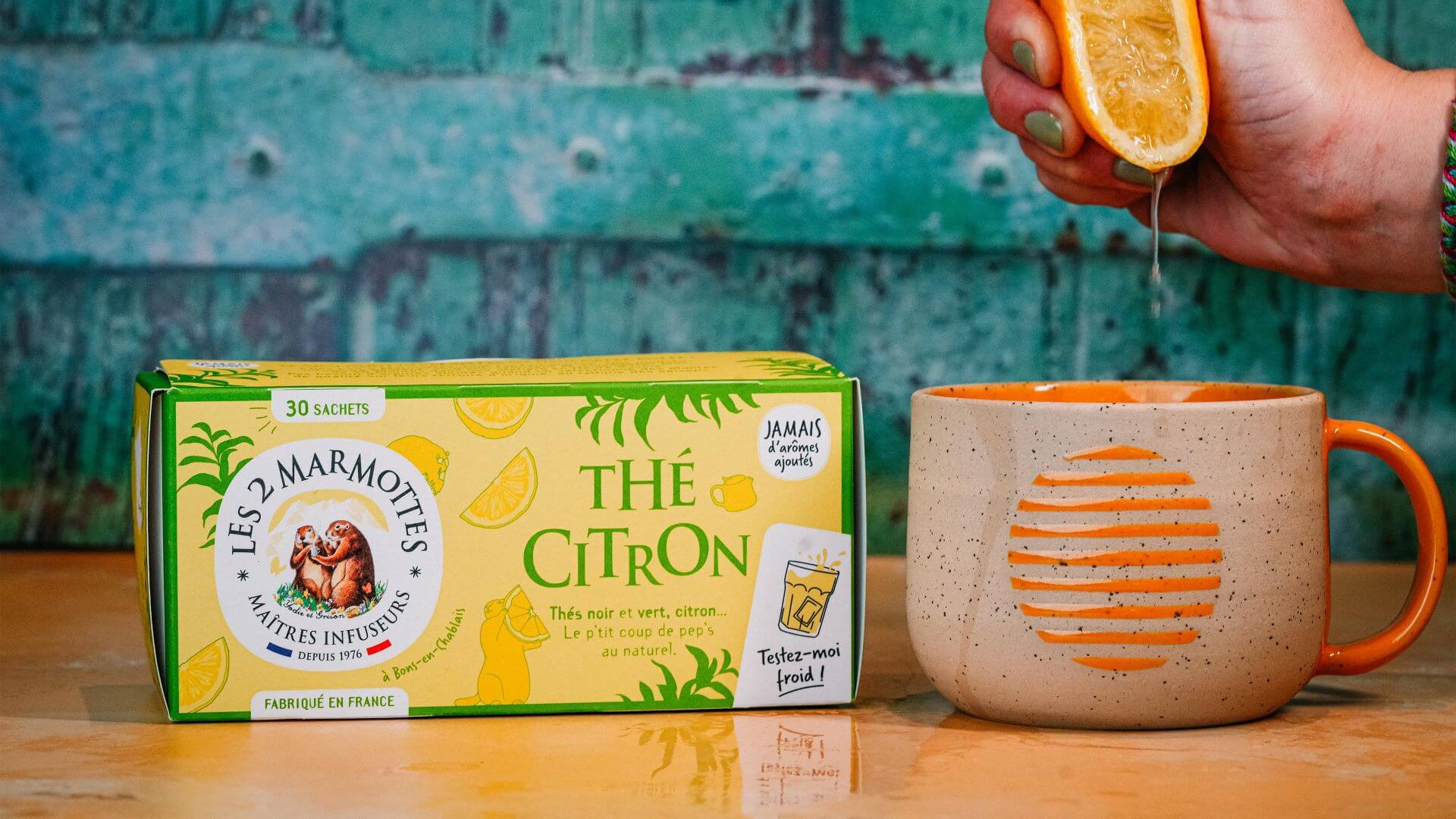 Boîte Thé Citron avec tasse