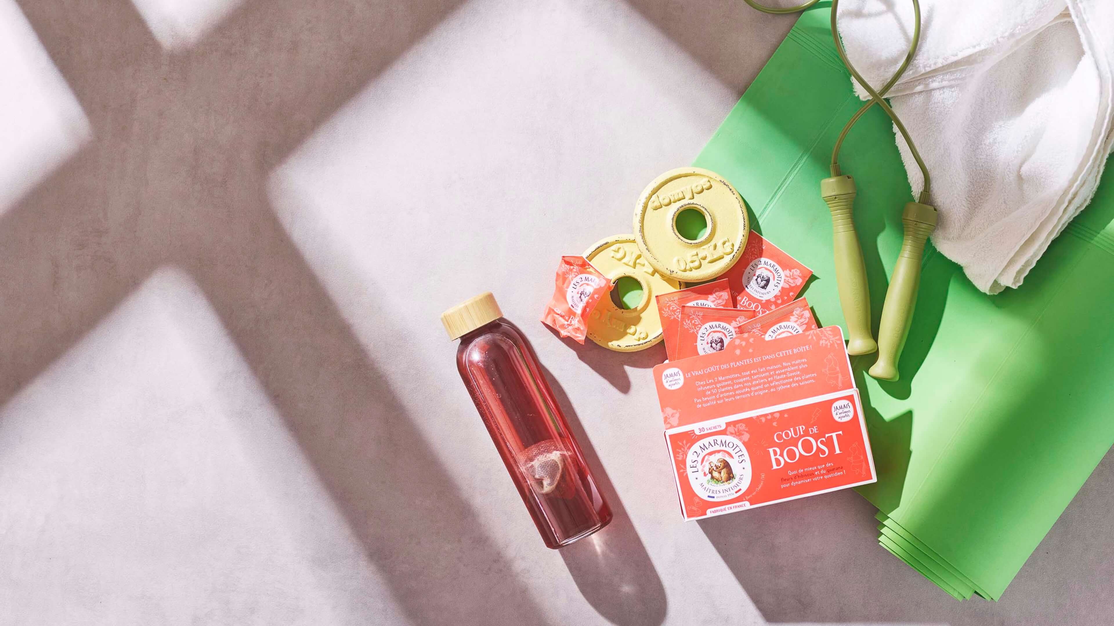 Infusion Boost et Moi, guarana et hibiscus