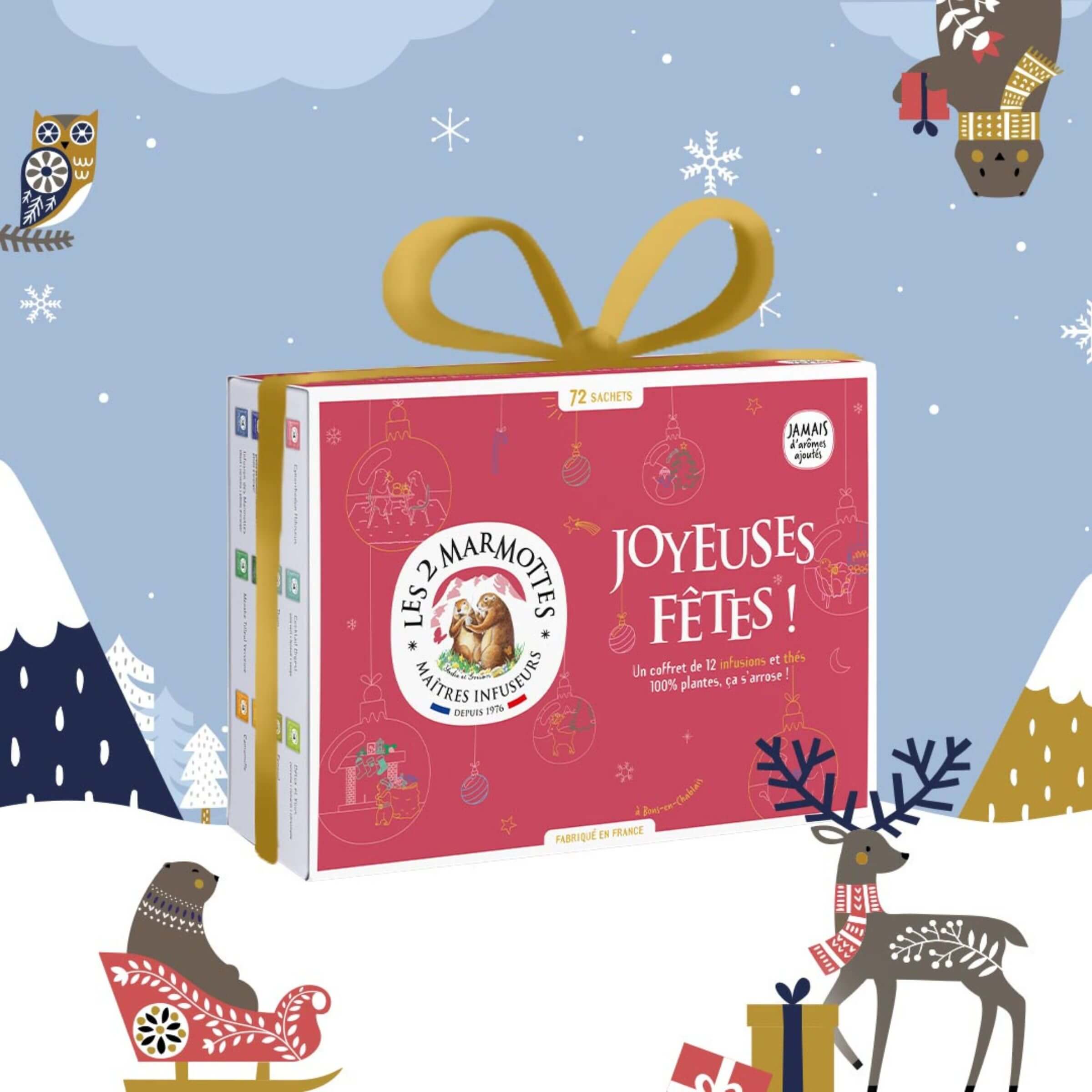 Coffret découverte habillé de son fourreau de noel