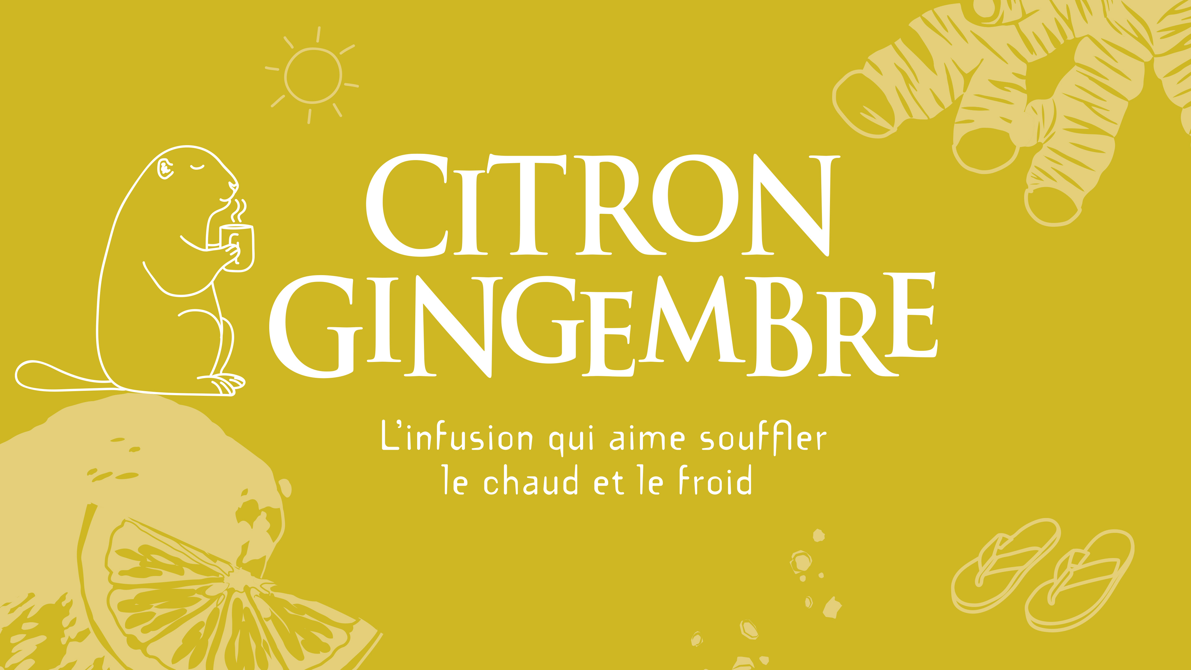 Infusion gingembre et citron, à boire chaude ou froide