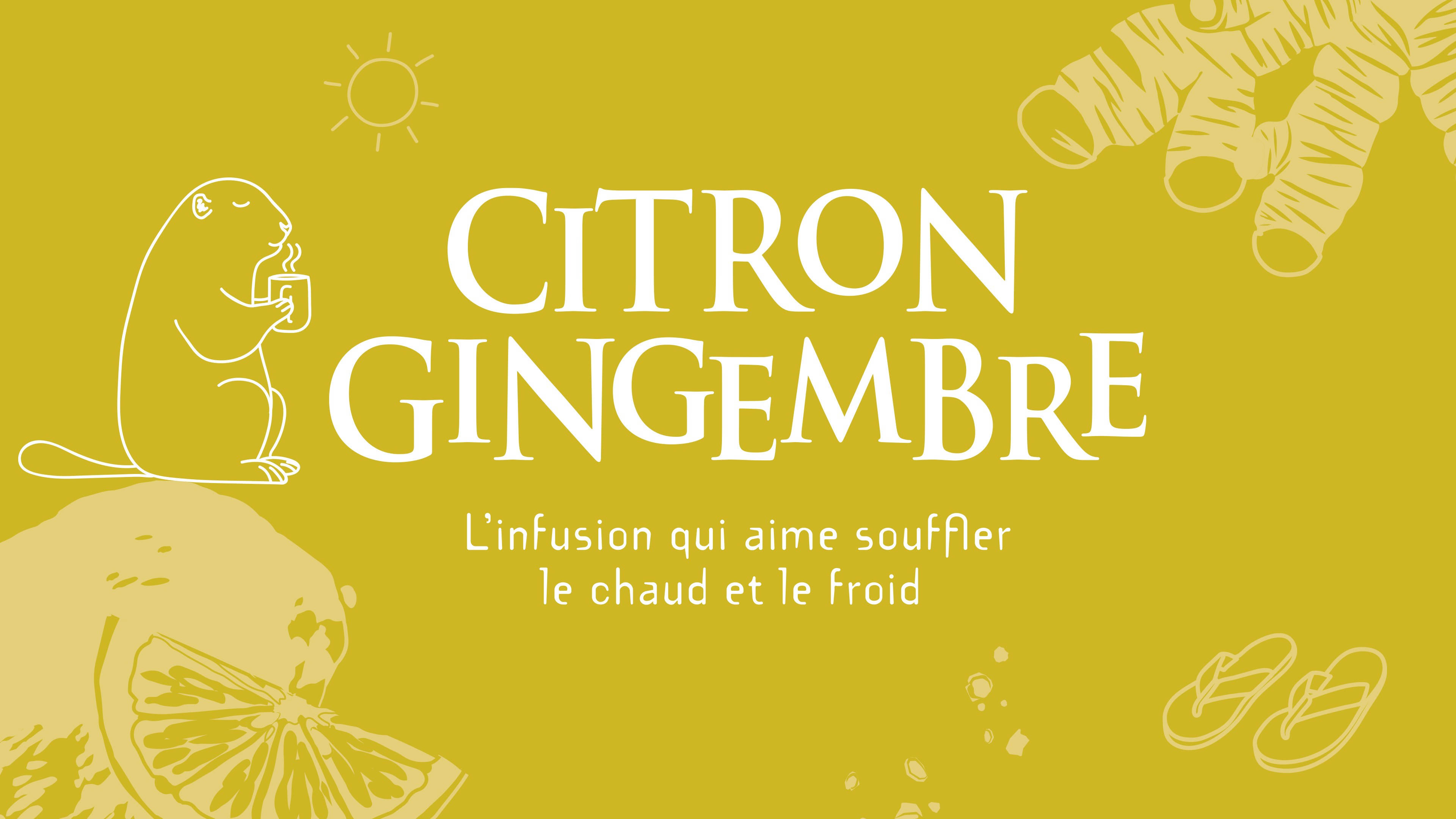 Infusion gingembre et citron, à boire chaude ou froide