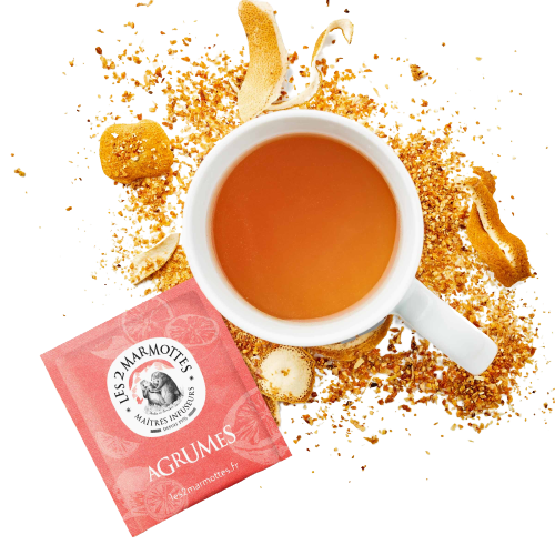Citrus herbal tea with no added flavourings