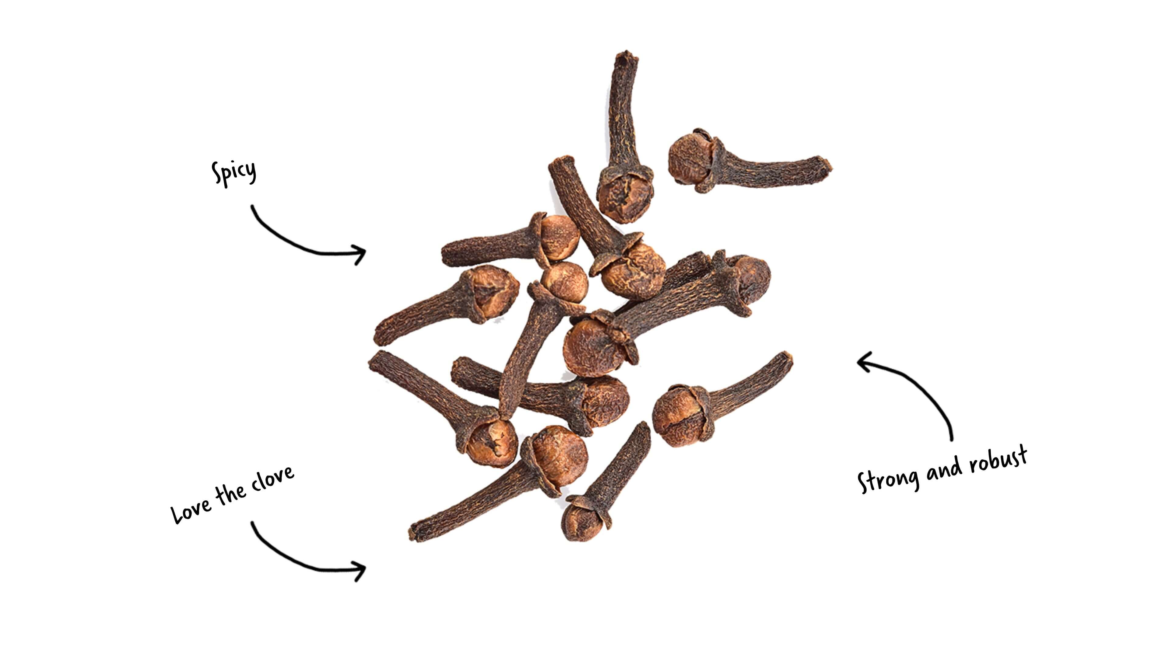 Tasty cloves are dried to be used in our natural herbal teas