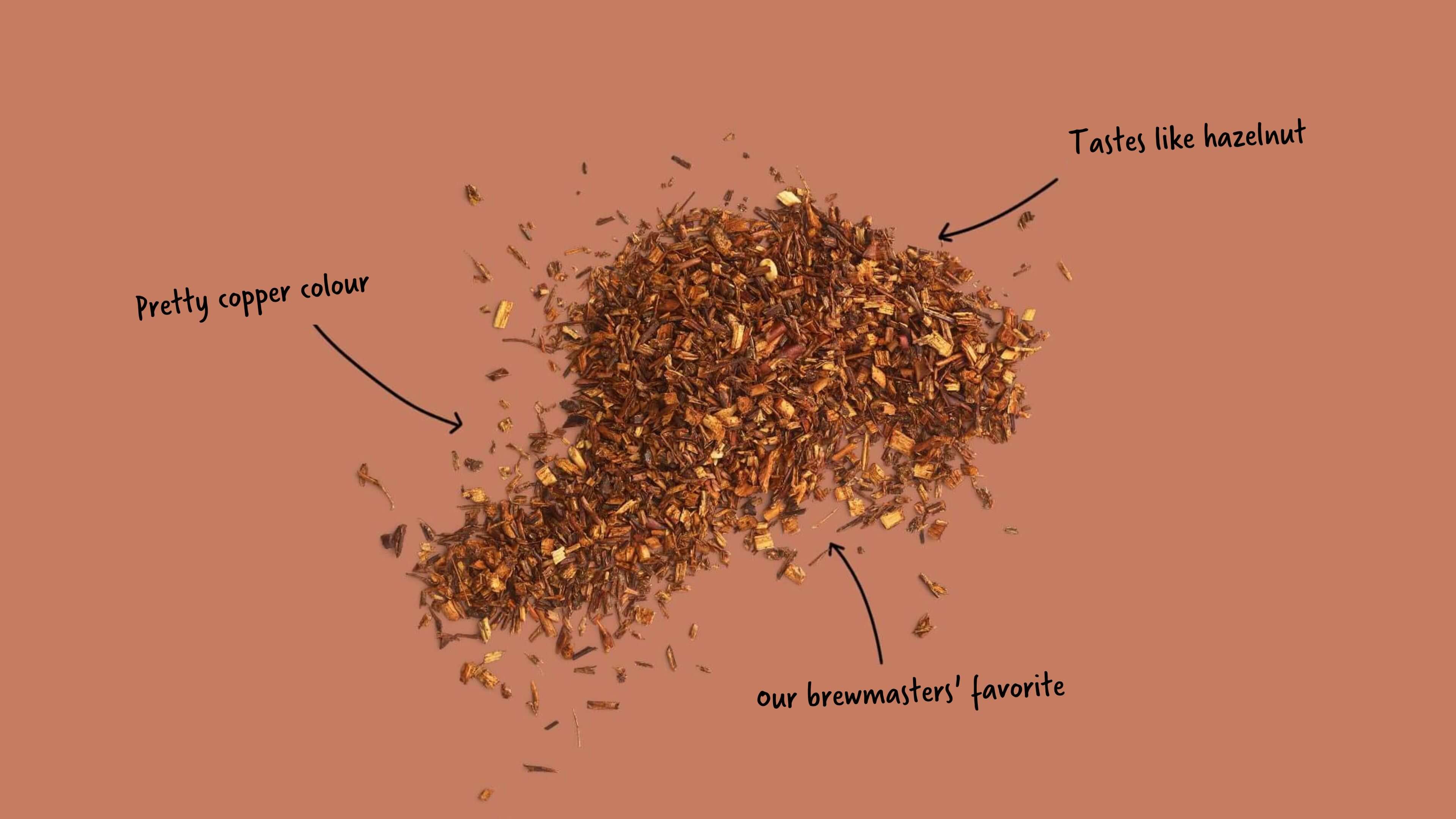 Dried rooibos is not a tea, but is used in herbal blends