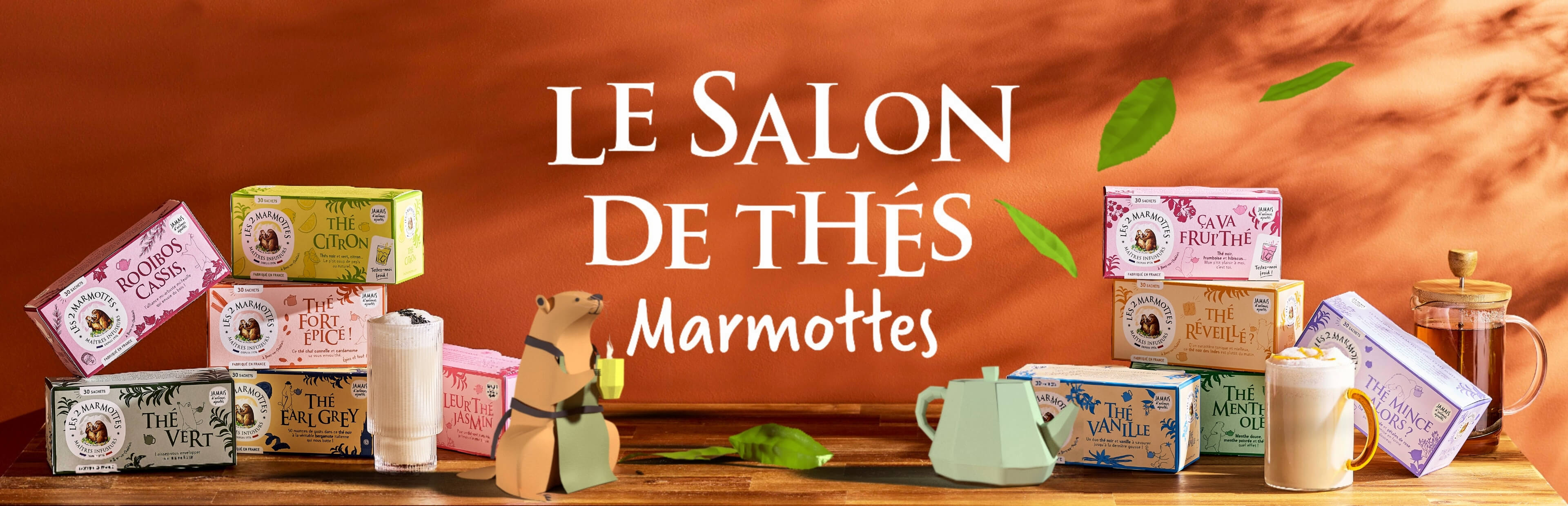 Thés bios Les 2 Marmottes
