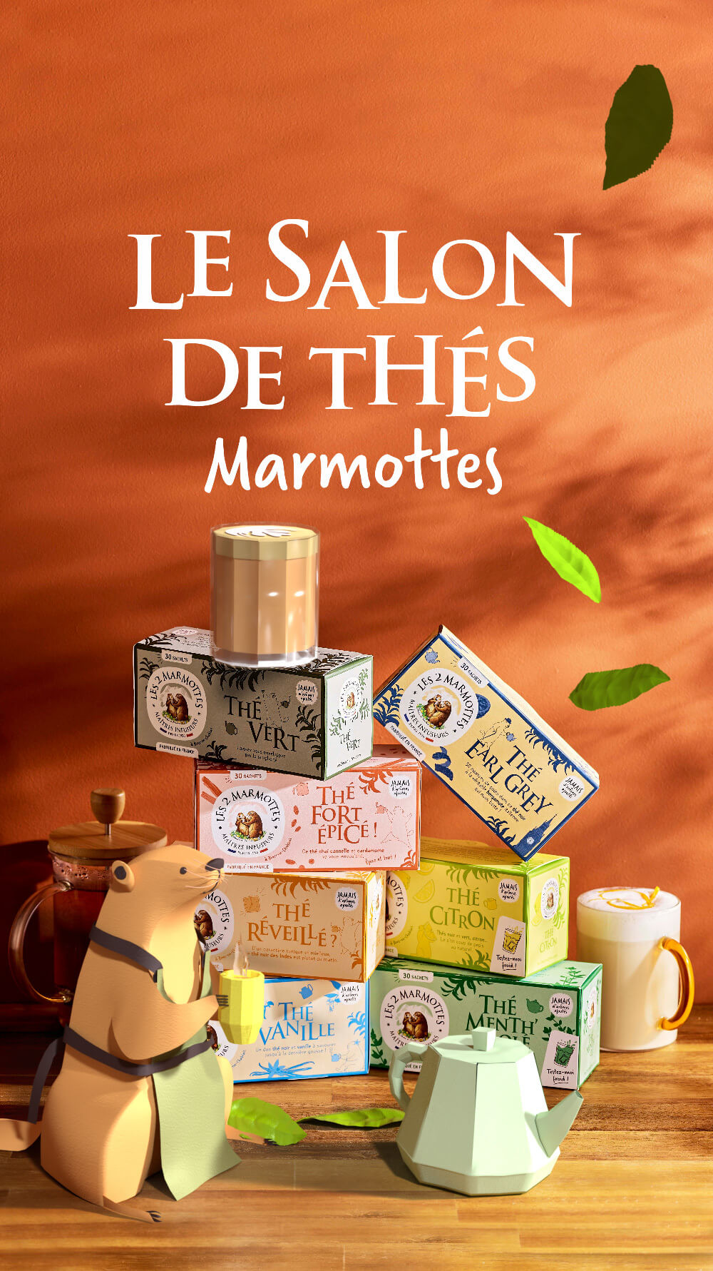 Thés bios Les 2 Marmottes