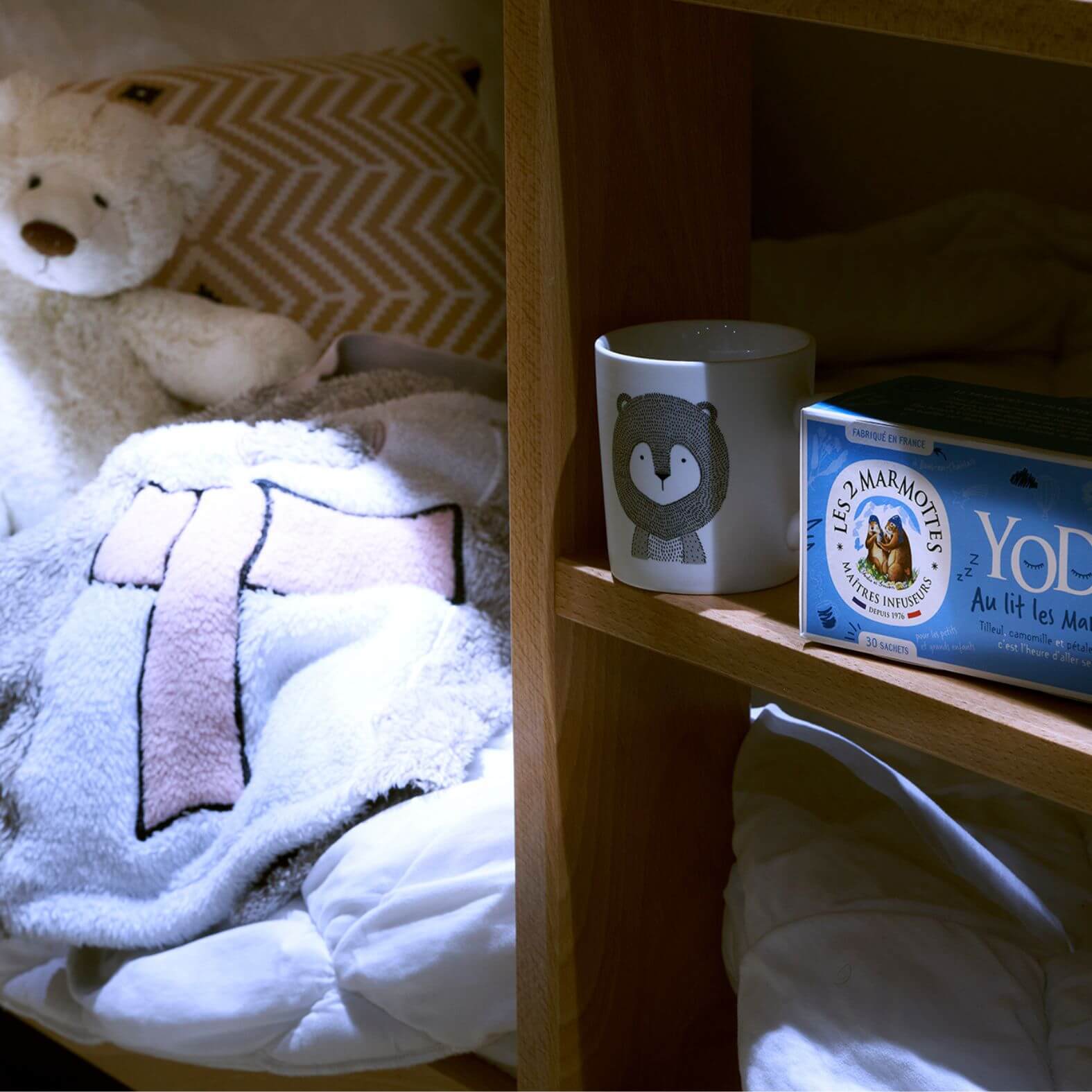 Les 2 Marmottes - Infusion Yodie, au lit les Marmots 30 sachets - Tilleul  Camomille Fleur d'oranger - Bien-Être et Détente - Cdiscount Au quotidien
