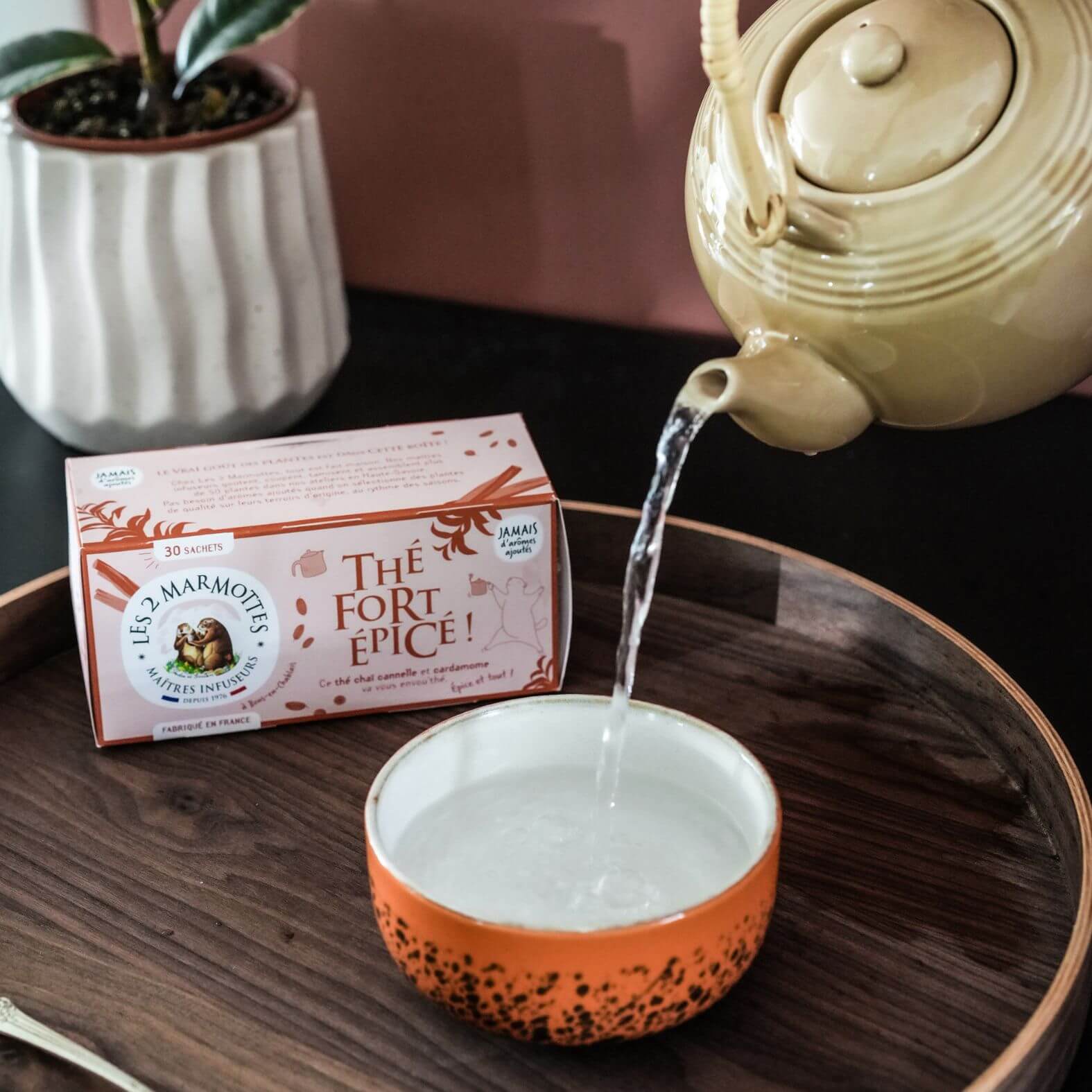Thé à boire l'automne ou l'hiver : thé chai des marmottes aux epices