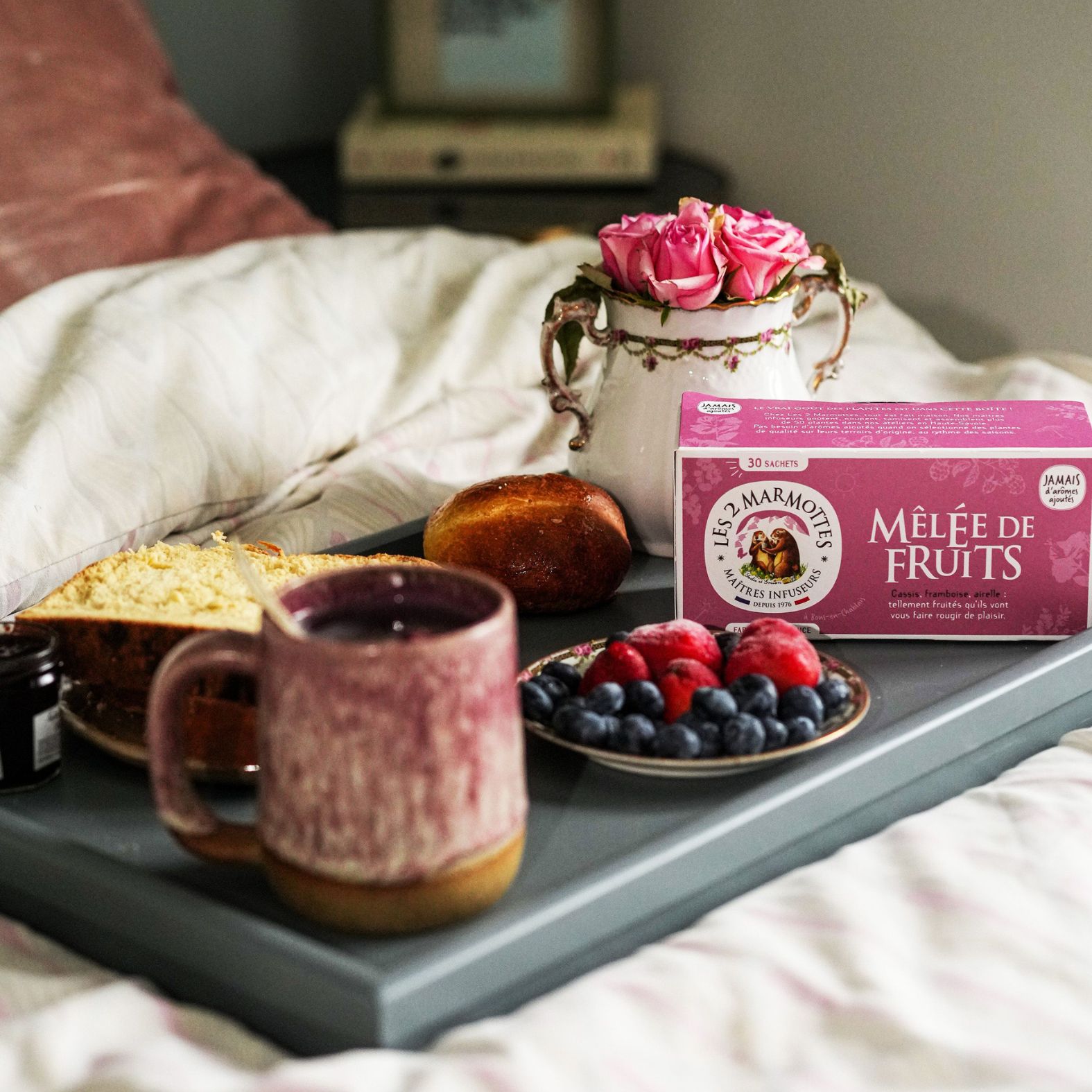 Fruit blend tea made in France